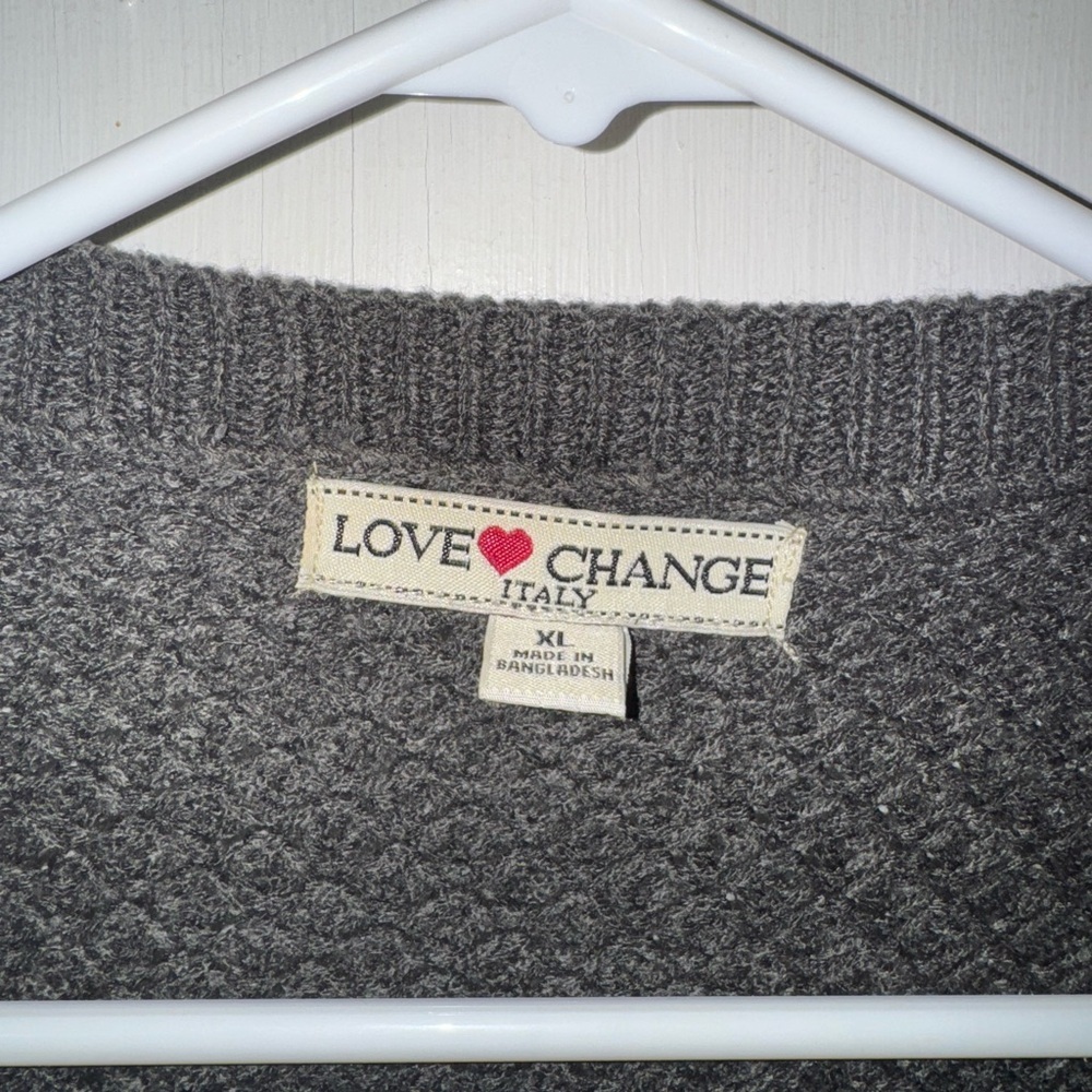 Cozy Queen Gray Women's Cardigan Sweater - Picture 2 of 10